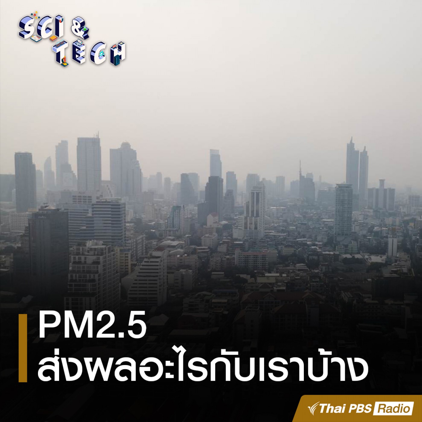 Sci &amp; Tech EP. 17: PM 2.5 ส่งผลอะไรกับเราบ้าง episode artwork