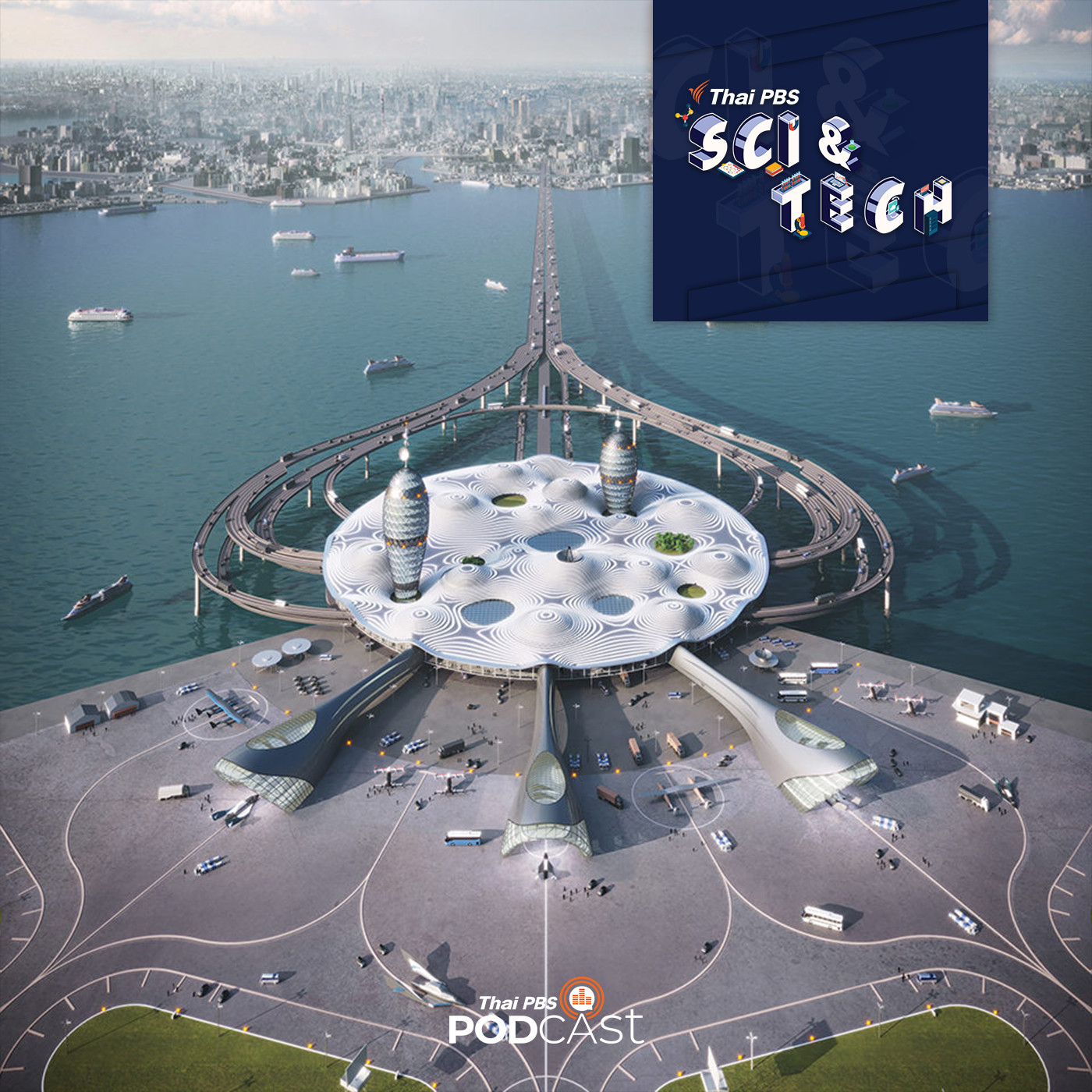 Sci &amp; Tech EP. 237: ญี่ปุ่นผุดไอเดีย Spaceport Japan สถานีขนส่งอวกาศกลางอ่าวโตเกียว episode artwork