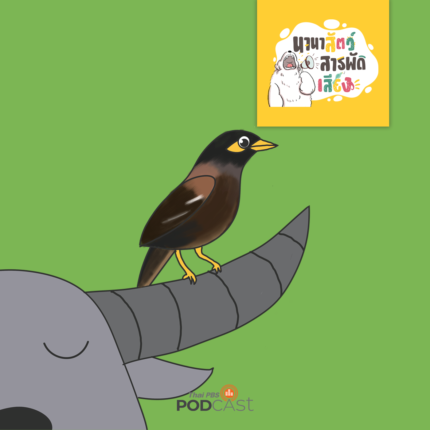 นานาสัตว์สารพัดเสียง EP. 36: นกเอี้ยง ถูกควายเลี้ยงต่างหาก episode artwork