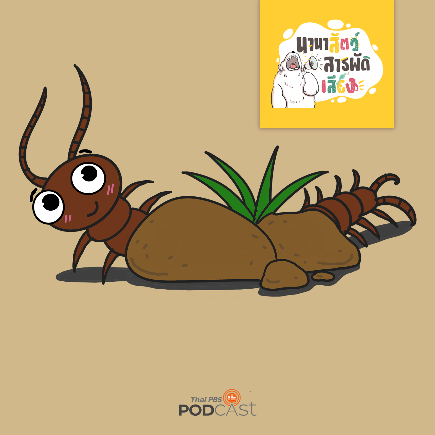 นานาสัตว์สารพัดเสียง EP. 127: ตะขาบ กลัวอะไรที่สุด? episode artwork