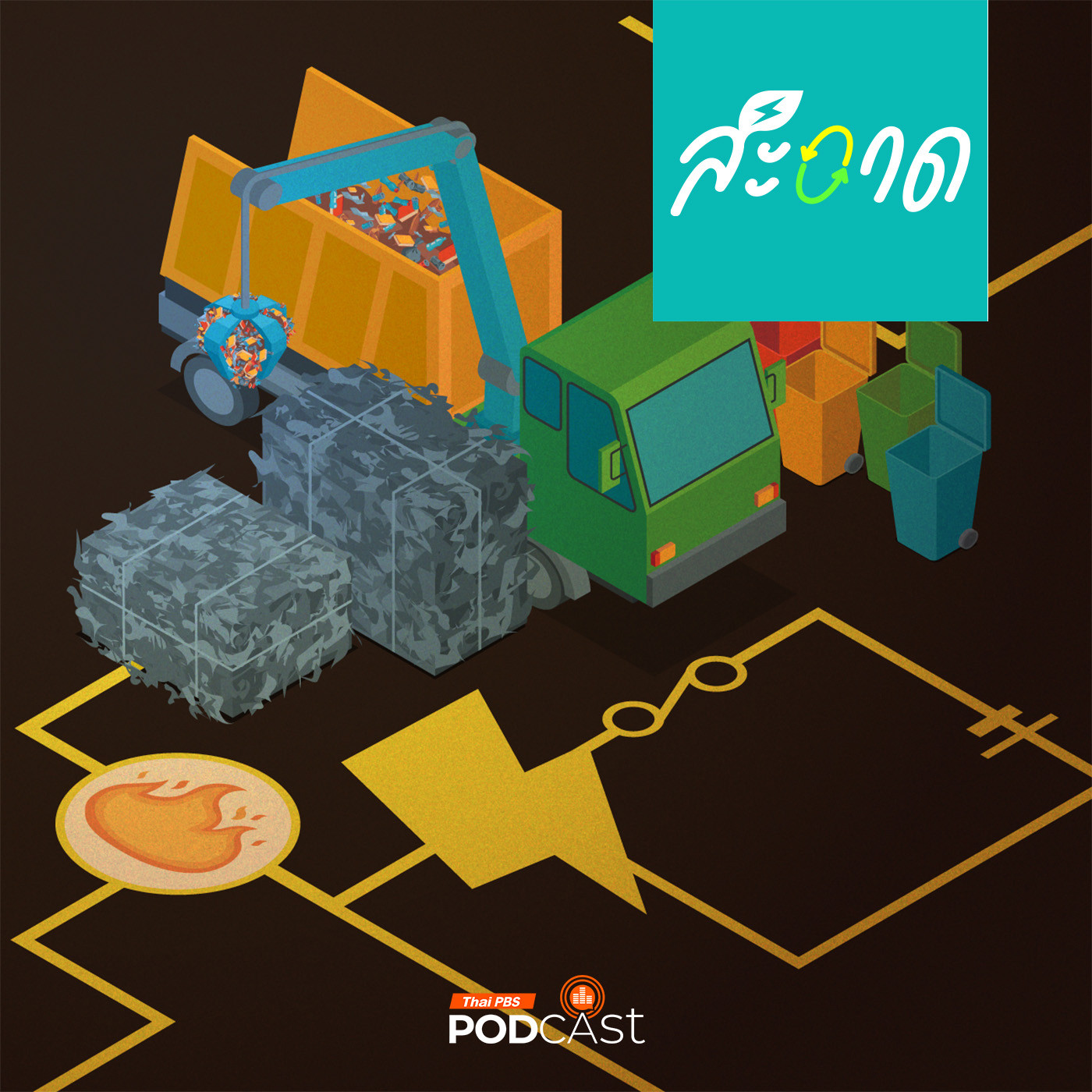 สะอาด Podcast : เปลี่ยนขยะเป็นไฟฟ้า จากสิ่งสกปรกสู่พลังงานสะอาด