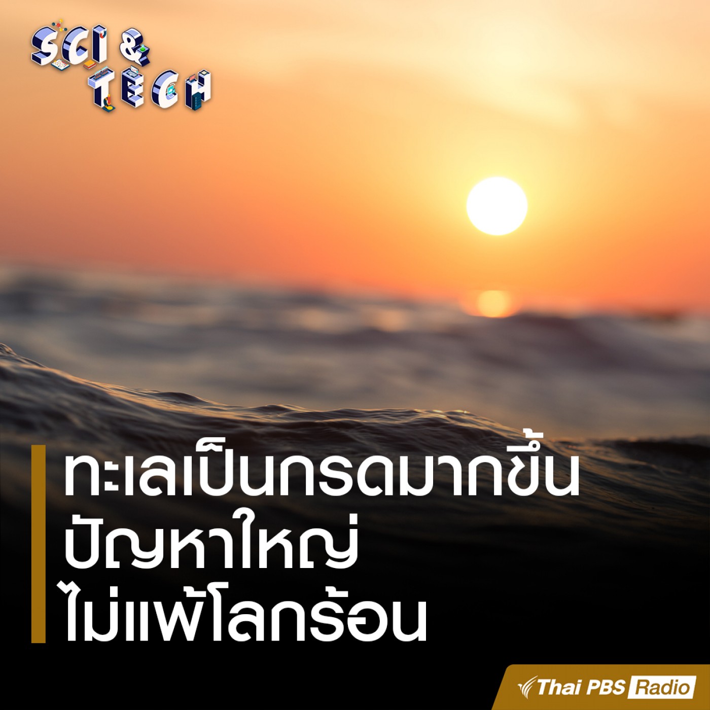 Sci &amp; Tech : ทะเลเป็นกรดมากขึ้น ปัญหาใหญ่ไม่แพ้โลกร้อน episode artwork